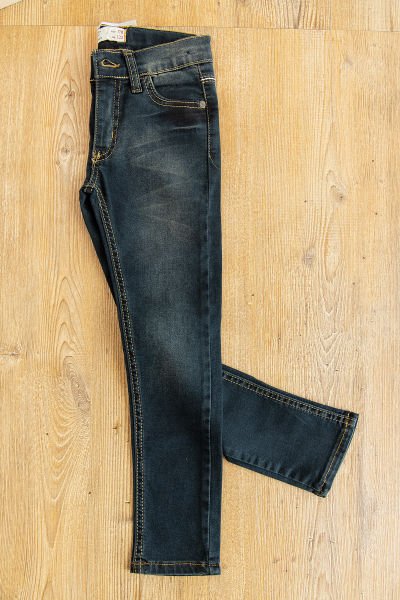 Denim Kumaş Kız Çocuk Kot Pantolonn