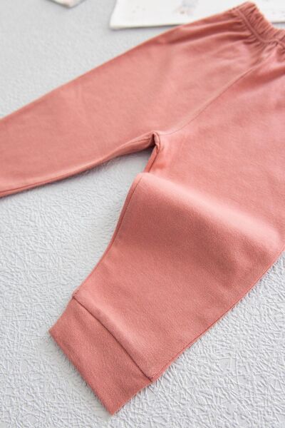 Melek Figürlü Kız Bebek Pijama Takımı
