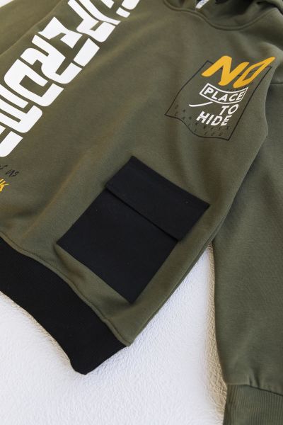Kapüşonlu Erkek Çocuk Sweat