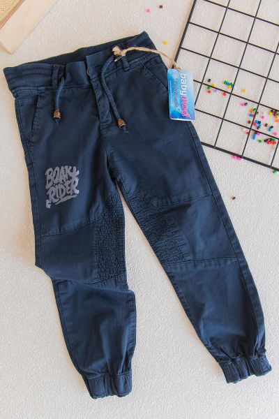 Erkek Çocuk Gabardin Kargo Çocuk Pantolon LACİVERT - 6-7 Yaş