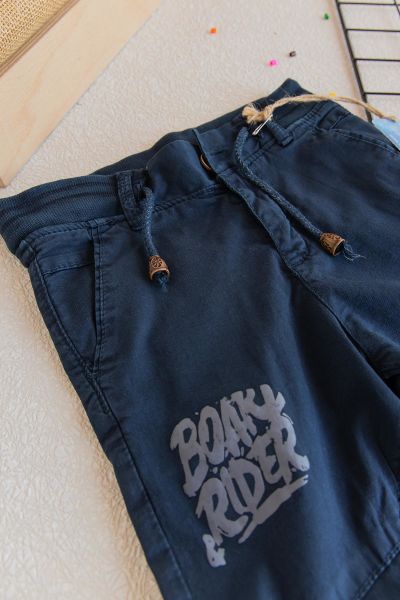 Erkek Çocuk Gabardin Kargo Çocuk Pantolon LACİVERT - 6-7 Yaş