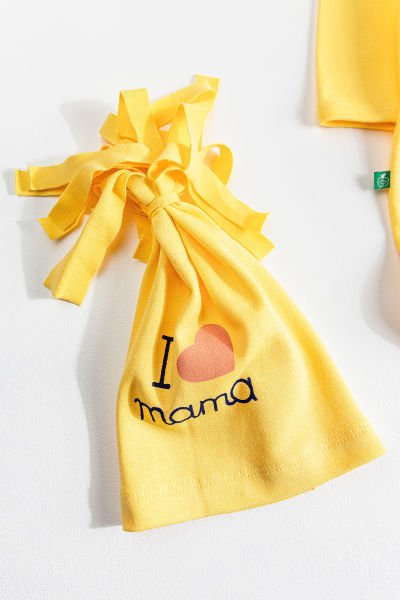 I Love Mama İkili Uzun Kollu Erkek Bebek Tulum Takım