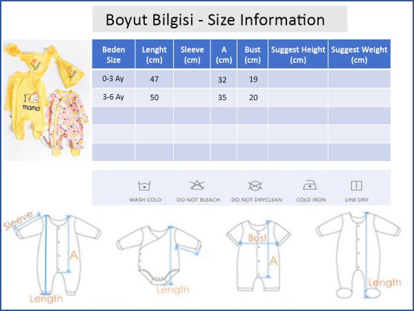 I Love Mama İkili Uzun Kollu Erkek Bebek Tulum Takım