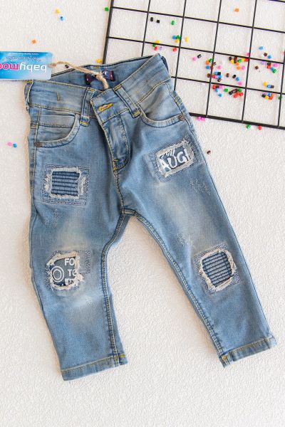 Denim Kumaş Erkek Çocuk Kot Pantolon
