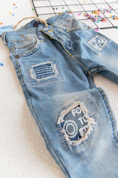 Denim Kumaş Erkek Çocuk Kot Pantolon