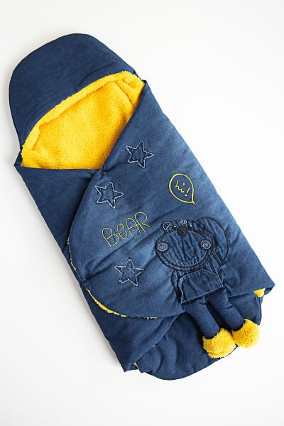 Peluş Bebek Battaniye Çıt Çıtlı Kundak