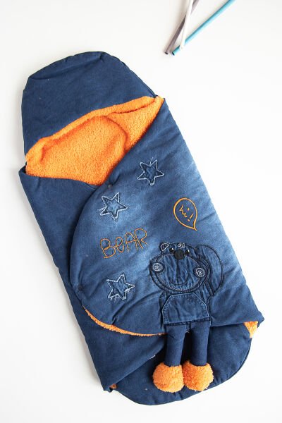 Peluş Bebek Battaniye Çıt Çıtlı Kundak