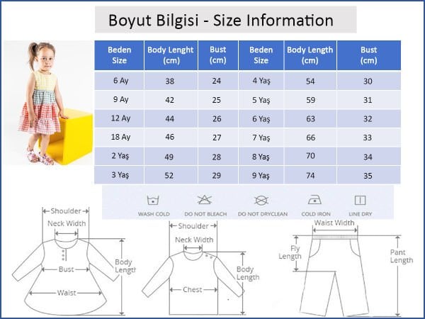 Pötikare Desenli Renkli Yazlık Kız Bebek/Çocuk Elbise