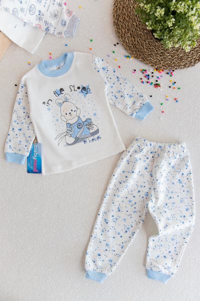 Tavşanlı Erkek Bebek Pijama Takımı