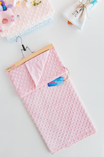 Nohut Desenli Bebek Battaniyesi PEMBE - 80 x 100