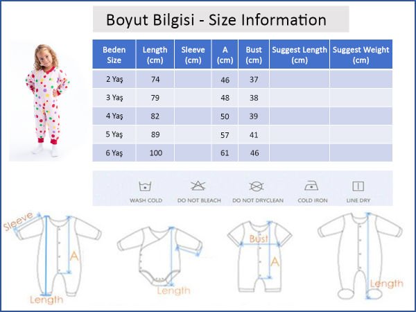 Puantiye Desenli Kız Çocuk Uyku Tulumu