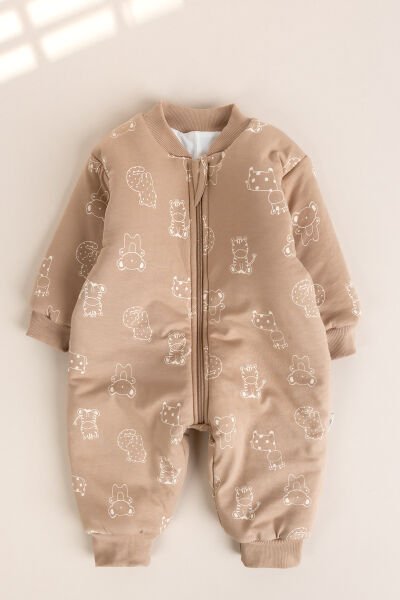 Elyaf Dolgulu 2,5 Tog Pamuklu Penye Astarlı Kız /Erkek Çocuk Uyku Tulumu