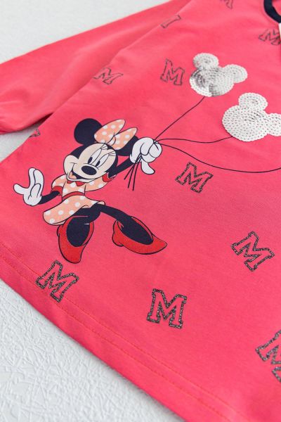 Minnie Mouse Kız Çocuk Pijama Takımı