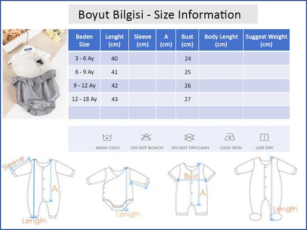Güpürlü  Ayıcık Figürlü Yazlık Kız Bebek Tulum