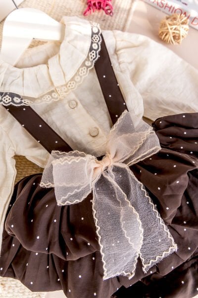 Kız Bebek Elbise Salopet Şık Özel Gün Dogum Günü Elbisesi