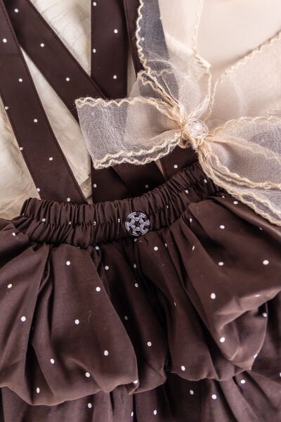 Kız Bebek Elbise Salopet Şık Özel Gün Dogum Günü Elbisesi