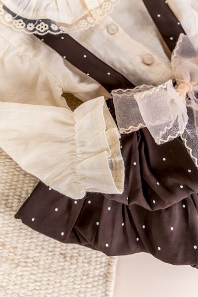 Kız Bebek Elbise Salopet Şık Özel Gün Dogum Günü Elbisesi